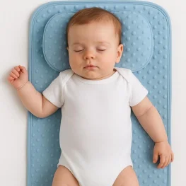 BYS BABY FASHION Nohut Desenli Bebek Alt Açma Minderi Mavi