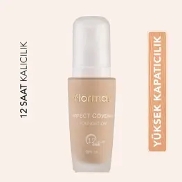 Flormar Yoğun Kapatıcı Su Bazlı Fondöten (soğuk Alt Ton) - Perfect Coverage Foundation - 108 100 LIGHT IVORY