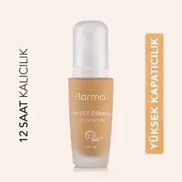 Flormar Yoğun Kapatıcı Su Bazlı Fondöten (soğuk Alt Ton) - Perfect Coverage Foundation - 108 104 VANILLE ECLAT