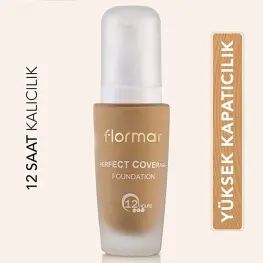Flormar Yoğun Kapatıcı Su Bazlı Fondöten (soğuk Alt Ton) - Perfect Coverage Foundation - 108 108 HONEY
