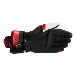 Alpinestars GP PLUS R V3 Korumalı Deri Motosiklet Eldiveni  Kırmızı