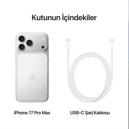 iPhone 17 Pro Max Akıllı Telefon  Gümüş