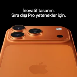 iPhone 17 Pro Max Akıllı Telefon  Kozmik Turuncu