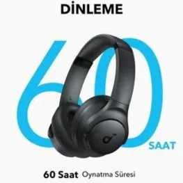Kablosuz Kulak Üstü Bluetooth Kulaklık Siyah