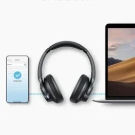 Kablosuz Kulak Üstü Bluetooth Kulaklık Siyah