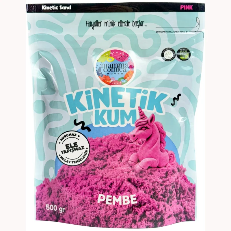 Kinetik Kum Renkli Oyun Kumu