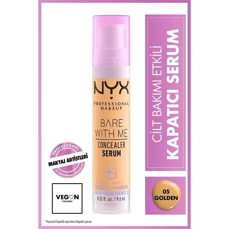 NYX Bare With Me Kapatıcı Serum 02 Light